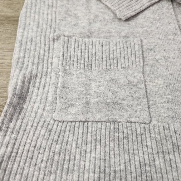 Love Ellie Light Grey Long Sleeve Cardigan With Pockets Women's Size M - Picture 10 of 16